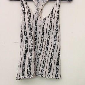 Black and white tank top